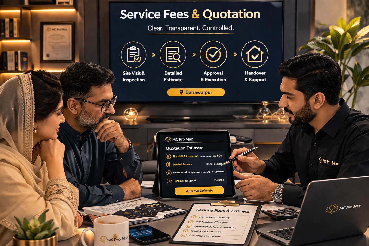 Payments and Fees MC Pro Max Bahawalpur